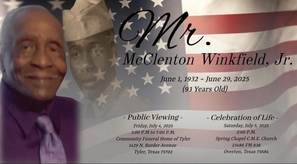 McClenton Winkfield Jr.
