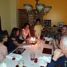 56th birthday cake time, just a month after Meet arrived in Scotland