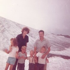The hike on Mt. Ranier - forever embedded in the memories of her children