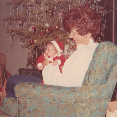 With new baby Maureen in 1969