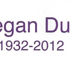 Megan Duffy 1932 to 2012