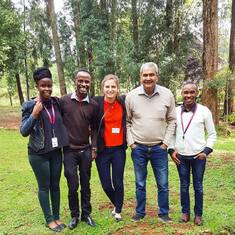 Lunches and laughs at the World Agroforestry Center, Kenya 