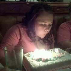 Mel on her 18th birthday...just 4 days before she passed