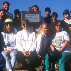 Melanie Mayer: w Folsom Lake College Field Studies students @ Elkhorn Slough - 1980's