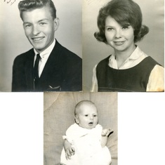 Melinda and her parents, Jean and David.