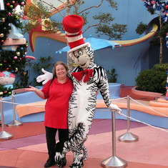 Melinda and Cat in the Hat