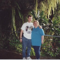 Melinda and Dean - Cave in Hawaii