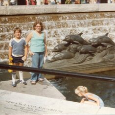 Melinda and Chris - New England Aquarium 1981