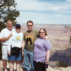 Tom Bev Dean and Melinda - Grand Canyon