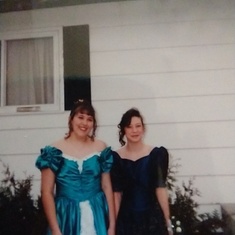 Melissa and Nicole (twiggy) sophomore prom