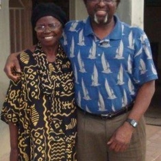IyeIwa and O’Sheg(Otunba)  when he took her to see the Doctor.