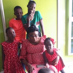 Mum and some of her grand kids 