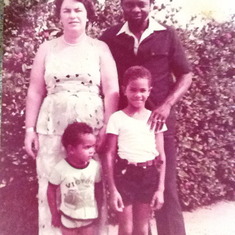 From back in the day with Daddy, Emeka and Ikenna