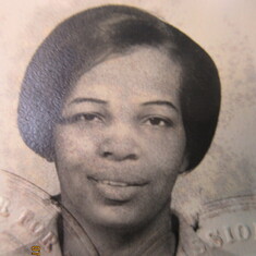 Merle's Trinidad and Tobago passport photo in 1967 when she came to Canada