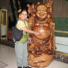 A Smile with a Happy Buddha