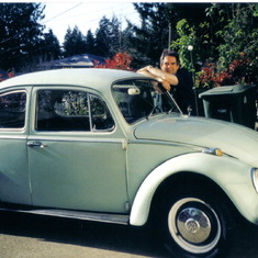 Mike and one of his MANY VWs
