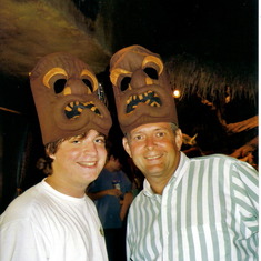 Mike and his son Adventureland