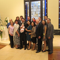 Grandson Aidan's Baptism 2012