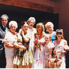 New Extended Family - Pam and Jeff's Wedding in Arizona (1995)
