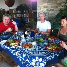Dinner with Gen and her boyfriend, Sean