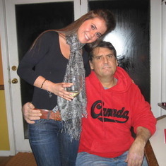 Michael Dec 25,2010 with his daughter, Rebecca