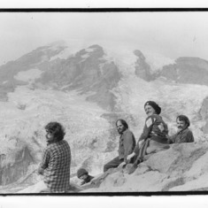 Michael with High Hopes on Mt Rainier