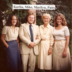 Karlin,Mike, Marilyn, Patty  1981