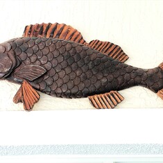 fish wall plaque by Mike