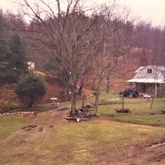 our first spring (1996) in Looneyville, WV