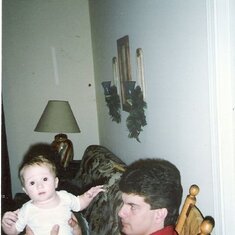Michael and his niece Kalyn Payton 1987