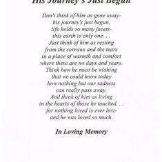 In Memory of Michael Poem 001