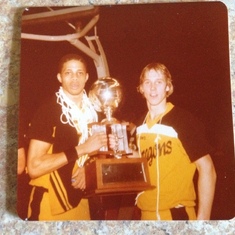 Tony Jackson & Craig Makela 1982 North Coast Champions , 1 of Coach Phelps many Championships.