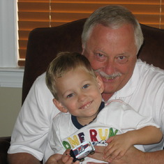 Dad with Dylan July 5, 2009