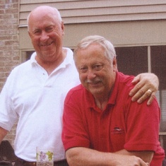 Mike with older brother Bill