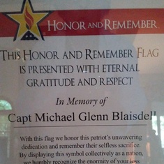 Honor and Remember ~ 12 September 2015