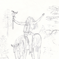 Indian Warrior sketch