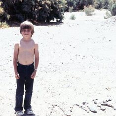 Lake Isabella campground (near Bakersfield) August 1976