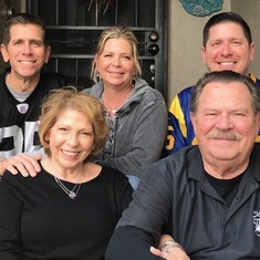 Family Portrait Super Bowl Sunday