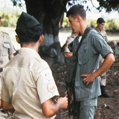 Instructing Columbian combat engineers, Fuerzas Especiales (Special Forces) and Lanceros (Rangers) in demolitions.