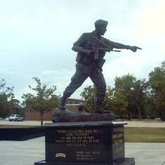 50th Anniversary of Special Forces, Colonel Bull Simons monument.