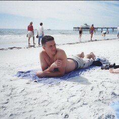 Michael at Fort Myers Beach (about 1999)