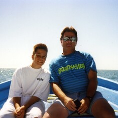 Dad and I fishing (Puerto Penasco)