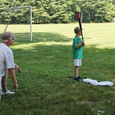 Annual whiffle ball game at the Vaccacio Family Reunion! 