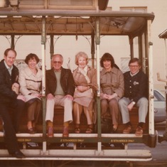 Dad, Mom, Harry, Viola (Gram), Fred, & Shirl in San Francisco (approx 1984)