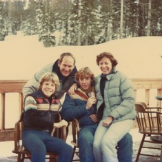 Family ski trip at Kirkwood (California)