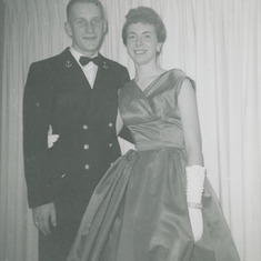 Dad & Mom, Military Ball, OSU (1961?)