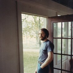 Mike at his house on Rippleton Rd