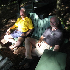 Mike & Dennis at Lake George