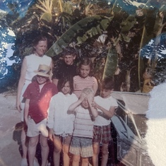 Family trip to St Thomas in the 60's when our dad was working there. 