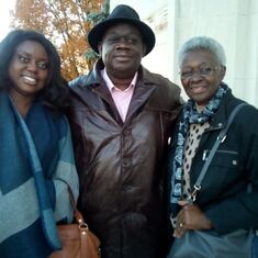 With Sister-in-Law, Mofoluso Agbakoba, and Mom - Cincinnati, Ohio
